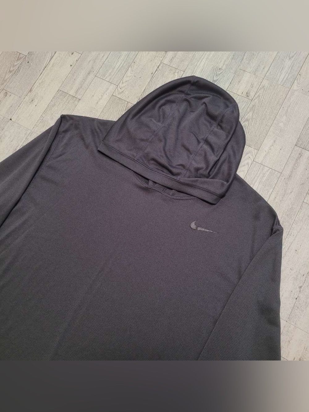 Nike Men's Athletic Performance Hoodie Long Sleeve Gray Size XL Dri Fit